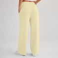 thumbnail image 4 of Women's Sports Fitness Pants Casual Loose High Waist Pants Drawstring Jogging Pants Women's Straight Leg Wide Leg Pants Casual Pants Yoga Pants, 4 of 7