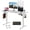 White, variant on 48"x24" White Electric Height Adjustable Standing Desk, Computer Workstation with 3 Height Memory Presets, Perfect for Home & Office Work, Study and Gaming