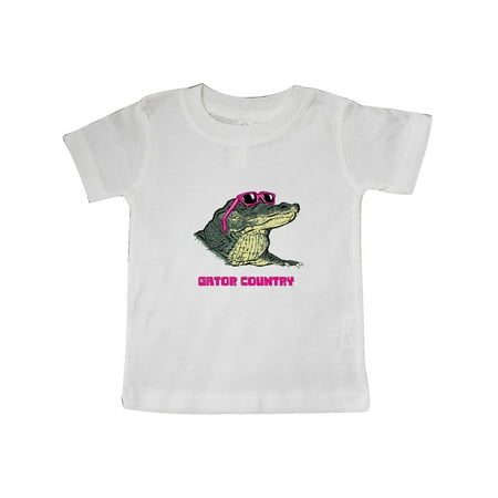

Inktastic Gator Country Sunny Gator in Pink Sunglasses Gift Baby Boy or Baby Girl T-Shirt