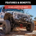 thumbnail image 5 of ARIES 2156000 TrailCrusher Black Steel Jeep Wrangler JK Front Bumper, 12,500 lbs Winch and Shackle Ratings Fits select: 2008,2015-2018 JEEP WRANGLER UNLIMITED, 5 of 6