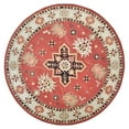 thumbnail image 4 of Rugsotic Carpets Hand Tufted Wool Eco-Friendly Area Rugs - 6'x6', Round, Red Cream, Modern Contemporary Design, High Pile Handmade Anti Skid Rugs for Living Room, Bed Room (K00535), 4 of 6
