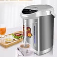thumbnail image 2 of Electric Kettle StainlessSteel Electric Tea Coffee Kettle Pot Warmer Removable Water Tank 3 Water Dispensing Modes(US), 2 of 8