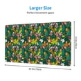 thumbnail image 3 of Bingfone Cute Tribal Leopards Large Gaming Mouse Pad,Extended Desk Mousepad With Stitched Edges,Non-Slip Base,29.5 X 16 In, 3 of 9