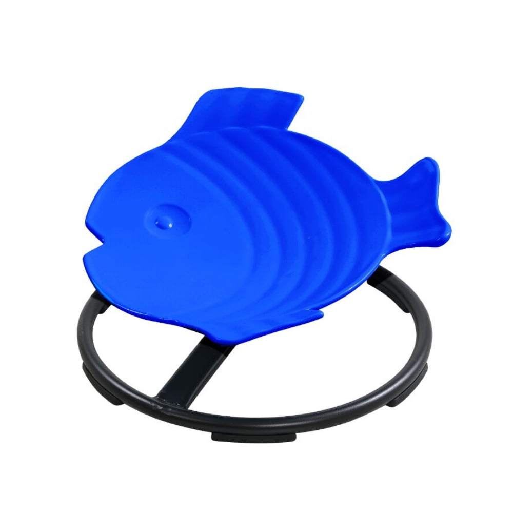 Sensory Spinning Chair for Kids with Autism & ADHD, Swivel Chair for Indoor/Outdoor Use, Sit and Spin Toys, Fish-Shaped Sensory Chairs for Autistic Children, Training Body Coordination