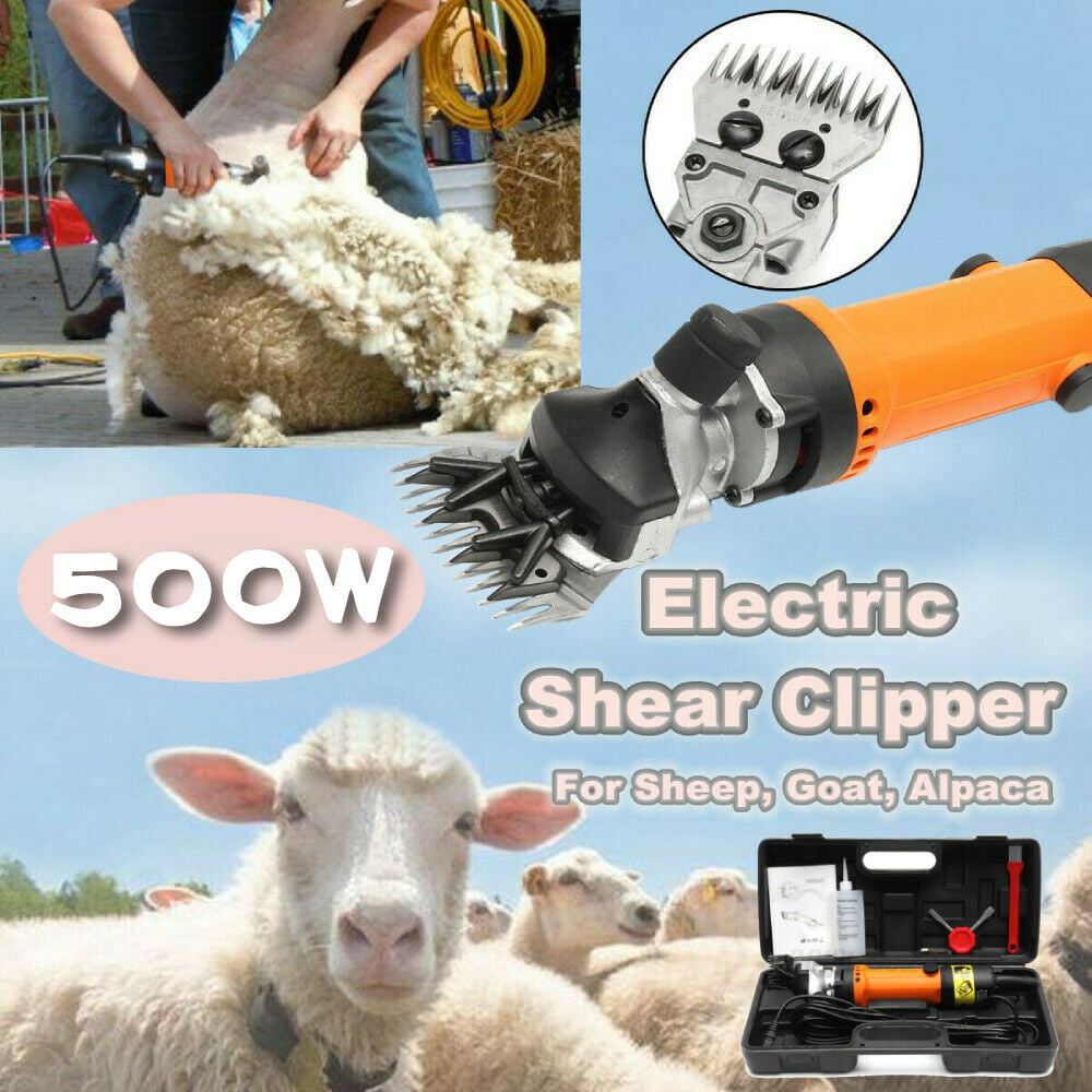 110V Electric Flexible Shaft Shears Clipper Sheep Goat Wool Shear+9 teeth Blade
