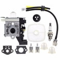 thumbnail image 1 of Lawn Mower Carburetor Replacement, Trimmer Carburetor Assembly, High Quality Replacement Part, Compatible Carburetor for Multiple Trimmer And Mower Models,sliver, 1 of 9