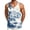Royal Blue, variant on Men's Hawaiian Beach Tank Tops Summer Coconut Tree Graphic Sleeveless Shirts Vacation Summer Muscle Gym Tanks