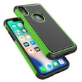 thumbnail image 3 of Tekcoo For iPhone XR Case / (6.1") iPhone XR Cute Case, [Tmajor] Shock Absorbing [Green] Rubber Silicone & Plastic Scratch Resistant Bumper Grip Rugged Sturdy Hard Cases Cover, 3 of 6