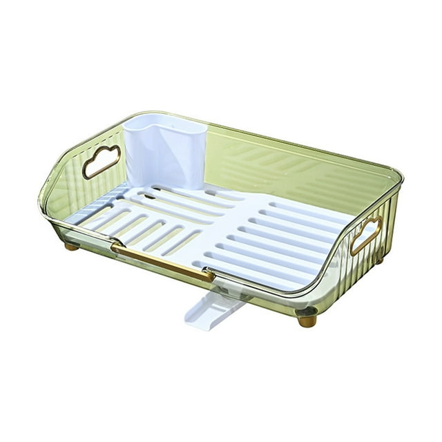 Dish Drainers for Kitchen Counter with Drainboard Dish Drying Rack with Drainboard Dish Drainers for Kitchen Counter with Sink Spout Dish Strainers with Utensil Holder
