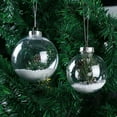 thumbnail image 1 of windfall Bath Bomb Mold Clear Transparent Plastic Fillable Ball Ornaments, 10 Count, 1 of 8