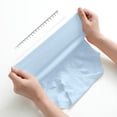 thumbnail image 4 of HKYNLAG Womens Cotton Underwear High Waist Full Coverage Briefs Soft Breathable Panties Stretch Underpants Sky Blue 2XL, 4 of 5