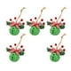 thumbnail image 2 of 5 campanas de Navidad, decoración navideña, bonitas hechas a mano con recorte de estrella, campanas de Metal navideñas para puerta, porche, ventana, Verde 3cm Macarena Colgante colgante, 2 of 8