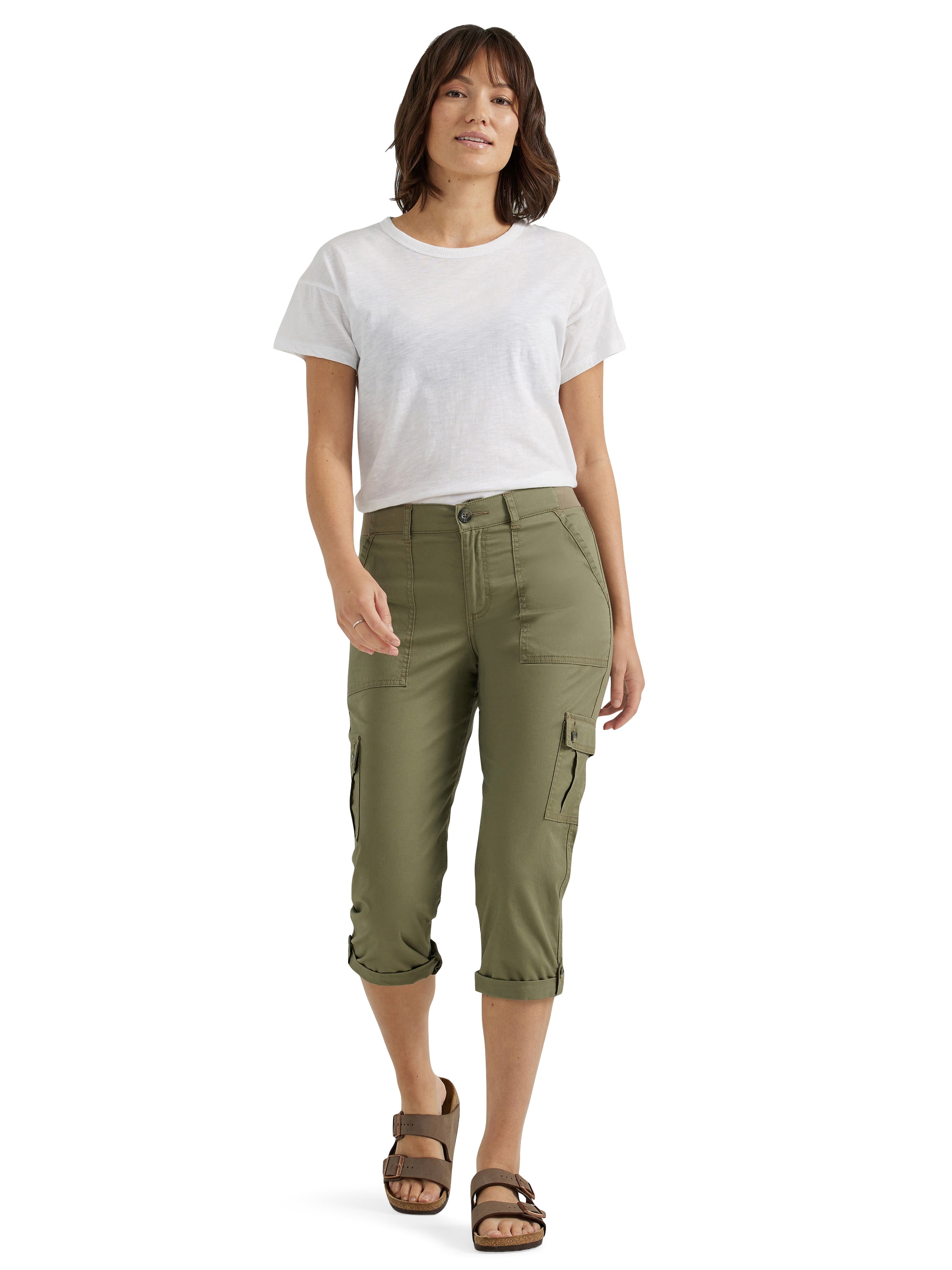 Lee Women's Flex to Go Mid Rise Capri Pants
