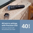 thumbnail image 5 of Philips Norelco 100% Waterproof Beard Trimmer 3000 Series with Self-Sharpening Blades, 40 Adjustable Beard Trimmer Length Settings & Two Lift&Trim Combs, Usb Charging, BT3620/40, 5 of 10