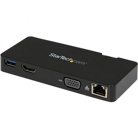 StarTech USB3SMDOCKHV Travel Docking Station for Laptops HDMI or VGA USB 3.0