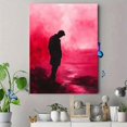thumbnail image 4 of Qisvanset Framed Canvas Wall Art, 12x16 Inch Serenity Prayer Pink Catholic Bible Wall Print, 4 of 5