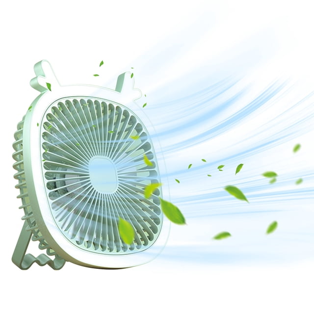 Multifunctional Night Light Small Fan Portable Mini Home Office Desktop Fan