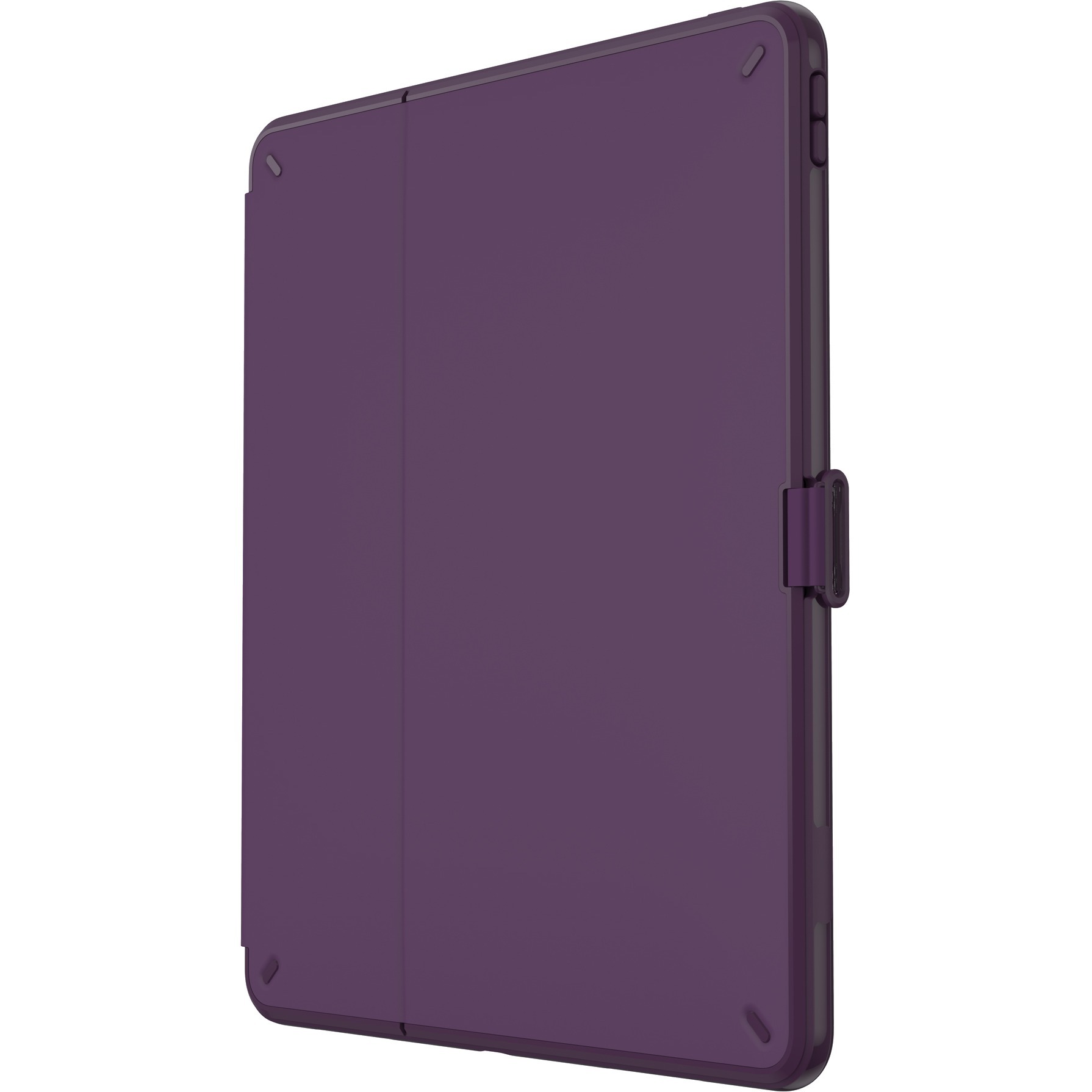 Speck Presidio Pro Folio iPad Pro (2018) Case Argyle Purple, Eggplant