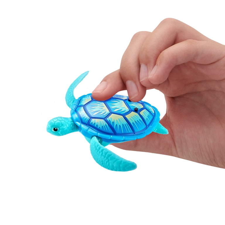 Robo Alive Robo Turtle Figure, Electronic Pet, Water-Activated