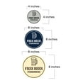 thumbnail image 5 of Circle Free Beer (Tomorrow) Sign (Brushed Gold) - Large, 5 of 5