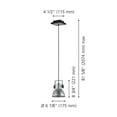 thumbnail image 4 of Bordesley - Mini Pendant Cage Wood Finish 60W by Eglo 43231A in Wood Finish, 4 of 5