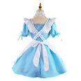 thumbnail image 7 of Women's Cute Princess Dresses for Girls Kawaii Dress Anime Maid Attire Cosplay Dress with Apron and Other Accessories, 7 of 7