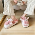 thumbnail image 5 of Women's Plush Animal Design Slippers - Ultra Cozy Winter shoes for Indoor Comfort, 5 of 8