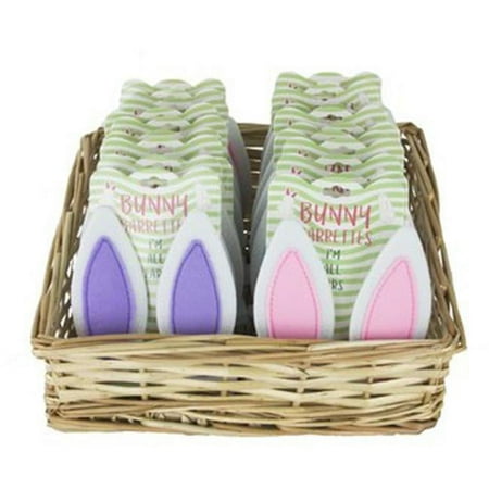 dollardays 2286632 easter felt bunny ear clip - case of 48