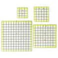 thumbnail image 4 of 4 PCS Quilting Ruler, Square Quilting Rulers Fabric Cutting Ruler Acrylic Quilters Rulers Clear with Non Slip Rings, 4 of 6