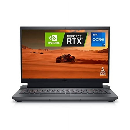 Dell G15 5530 Gaming Laptop - 15.6-inch FHD (1920x1080) 165Hz Display, Core i7-13650HX, 16GB DDR5 RAM, 512GB SSD, NVIDIA GeForce RTX 4050, Intel Wi-Fi 6, Windows 11 Home - Dark Shadow Gray,Black