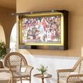 thumbnail image 4 of Linnnzi 55.9" Weatherproof Wood Outdoor TV Enclosure (Up to 58" TV) with Lockable Cover & Dual-Arm Mount, 4 of 12