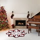 thumbnail image 5 of Snowflakes Rug Winter Snowflake Doormat Snowflake Welcome Mat Cute Christmas Decorative Non-Slip Washable Door Mats For Indoor Outdoor Entrance Home Bathroom, 5 of 6