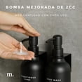 thumbnail image 4 of MAISONOVO Dispensador de champ&uacute; y acondicionador Recargable - Dispensador de champ&uacute; para Ducha Juego de 3 - Botellas de champ&uacute; de pl&aacute;stico Negro de 500 ml c, 4 of 7