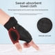 thumbnail image 4 of Guantes deportivos para niñas, protectores de muñeca, guantes de ciclismo antideslizantes con barra de medio dedo, guantes de medio dedo para fitness al aire libre para hombres, 4 of 5