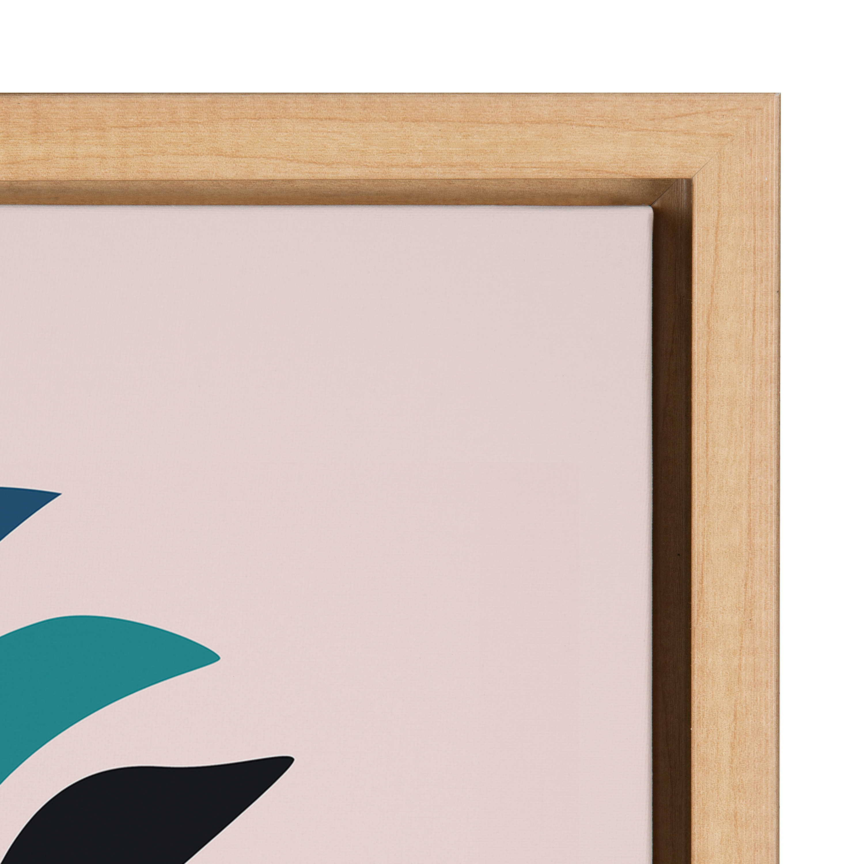 Kate and Laurel Sylvie Parakeet Framed Canvas Art Print, 18" x 24", by Rachel Lee
