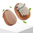 thumbnail image 4 of IGEED 8 Key Mini Kalimba Exquisite Finger Thumb Piano Marimba Musical Good Accessory,Portable Mini Size Finger Piano, Gift for Kids and Piano Beginners, 4 of 7