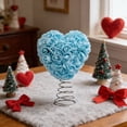 thumbnail image 6 of Valentine's Day Preserved Rose Tree Topper, Foam and Metal Floral Ornament for Holiday Tree Decoration, Romantic Centerpiece for Tables and Seasonal Displays, 6 of 7
