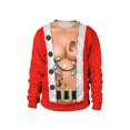 thumbnail image 1 of Camisetas con estampado 3D de Navidad fea unisex Camisetas de manga larga con cuello redondo y gráficos divertidos XBTCLXEBCO Rojo, 1 of 6