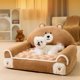 thumbnail image 2 of Pet Sofa All-season Universal Dog Kennel Small and Medium-sized Dog Teddy Bear Winter Warmth Rabbit Plush Dog Bed Cat Sofa ShopWise Round, 2 of 6