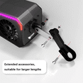 thumbnail image 4 of Motorcycle Speakers Wireless Stereo Audio System 12V Handlebar Mount MP3 Player AUX-in USB FM Radio Function,1 * Motorcycle Bluetooth Speaker 1 * English instruction manual,Black, 4 of 5
