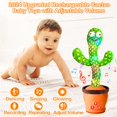 thumbnail image 2 of Molino de río Dancing Talking Cactus Toy para bebé con control de volumen, 2 of 6