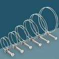 thumbnail image 3 of Yuarrent Abrazadera de aro de alambre de acero inoxidable de metal: abrazaderas de acero inoxidable 304 resistentes y resistentes a la Decoración del hogar 48-55, 3 of 6