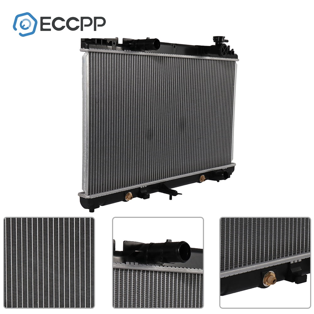 ECCPP Auto Parts Plastic Aluminum Replacement Radiator for2002 2003 2004 2005 2006 2007 2008 for Toyota Camry Solara L4 2.4L CU2436,TO3010158