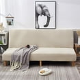 thumbnail image 2 of Housse Extensible pour Canapé-Lit Sans Accoudoirs, Housse de Futon Élastique en Polyester Spandex Lavable, Housse de Canapé-Lit Pliant, Housse de Siège, 2 of 7