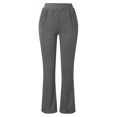 thumbnail image 4 of Women'S High Waisted Stretchy Pants Boot Cut Work Slim Fit Suit Pants Trousers Dressy Casual Business Work Slacks, 4 of 6