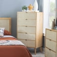 thumbnail image 2 of Powell Beelner 5-Drawer Chest, Natural Cane, 2 of 13