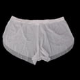 thumbnail image 4 of Calzoncillos cortos holgados para hombre, ropa interior de malla , blanco/negro,, 4 of 9