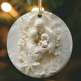 thumbnail image 4 of New 3D Catholic Christmas Decorations Ceramic Pendant For Christmas Season Christmas Tree Decoration Pendant, 4 of 8