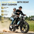 thumbnail image 6 of TST Electric Bike for Adults, 750W Motor, 48V 15Ah Battery, Up to 65 Miles Range, 20"x4" Fat Tire Ebike, Mountain E-Bike, SGS Certified, 6 of 9