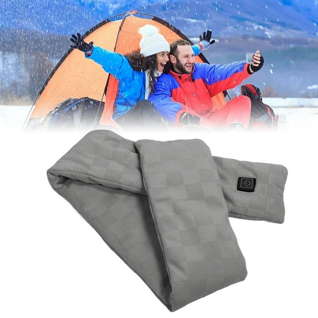 Soft Electric Heated Scarf, Heating Neck Wrap, USB Powered, 3 Temperature Adjustable, Washable, Safe And Reliable, For Indoors Outdoors